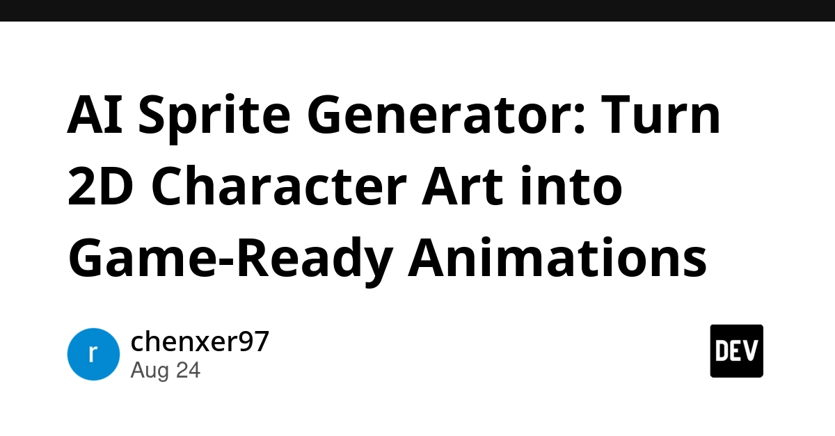 AI Sprite Generator Spritix AI Automates Game Animation Creation