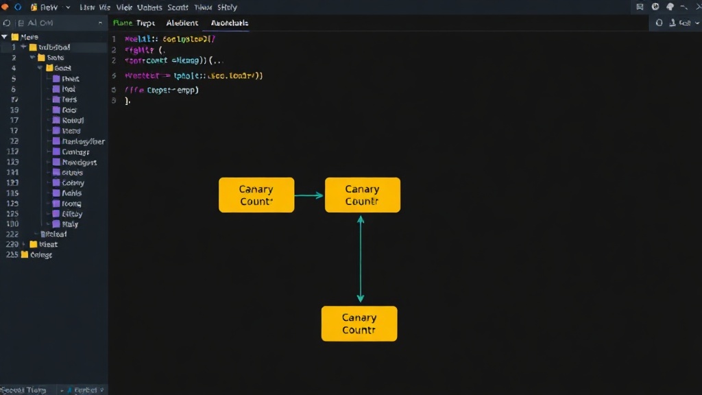 Flowchart detailing the modified AI agent logic incorporating a canary count verification step