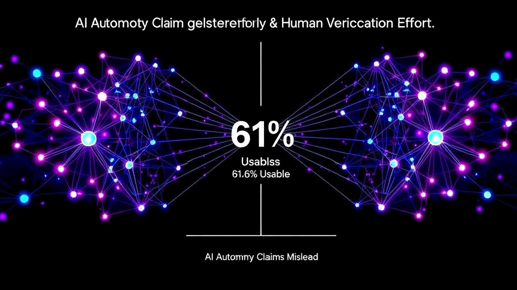 Diagram illustrating the asymmetry between AI generation effort and human verification effort.
