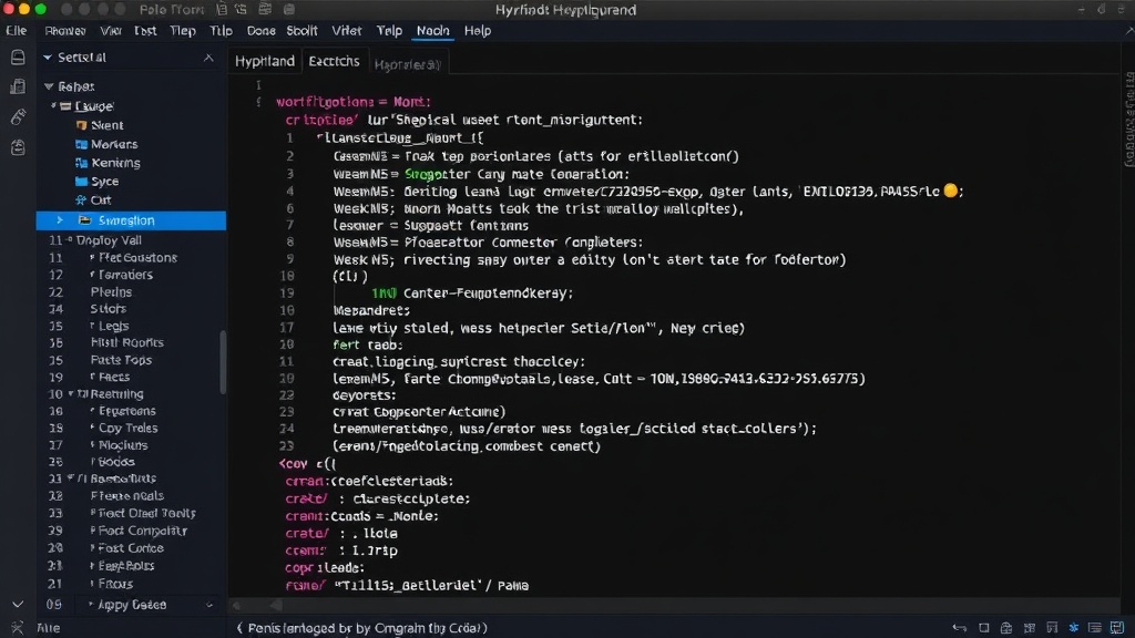 Example of a complex Hyprland Lua configuration snippet for dynamic workspace management.