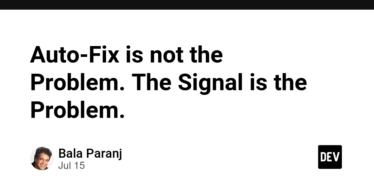 Auto-Fix Vulnerabilities: The Signal, Not the Fix, Is the Problem
