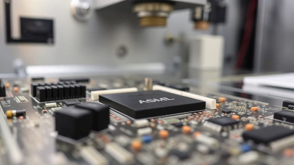 ASML High-NA EUV lithography machine in a cleanroom environment