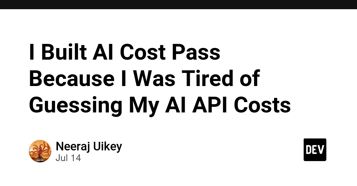 AICostPass Launched to Combat Opaque AI API Spending for Developers
