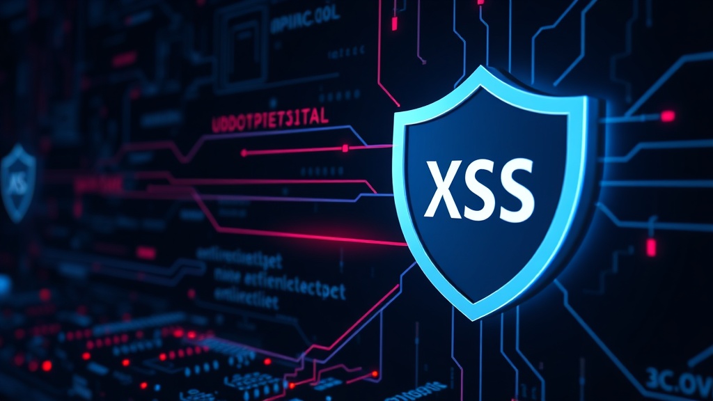Diagram illustrating a typical XSS attack vector in web rendering