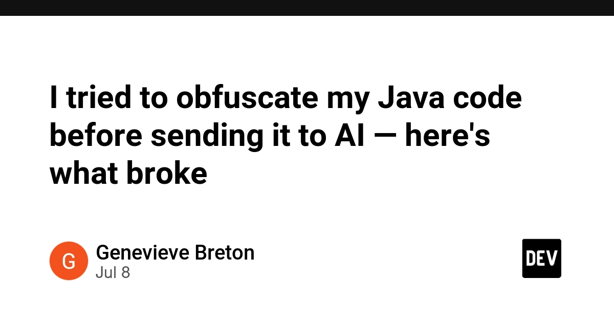 Java Code Obfuscation for AI Fails Simple Regex Fix