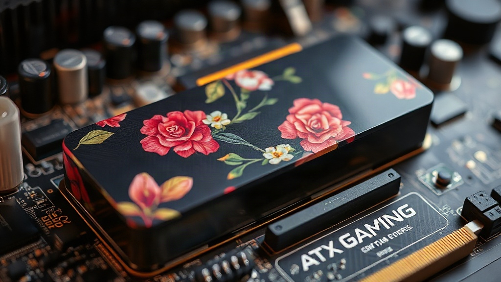 AX Gaming RTX 5070 Autumn Limited Edition GPU with anime and floral design