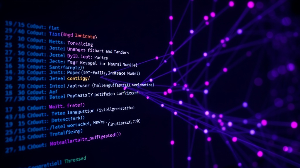Node.js terminal output showing the training process of a tiny language model
