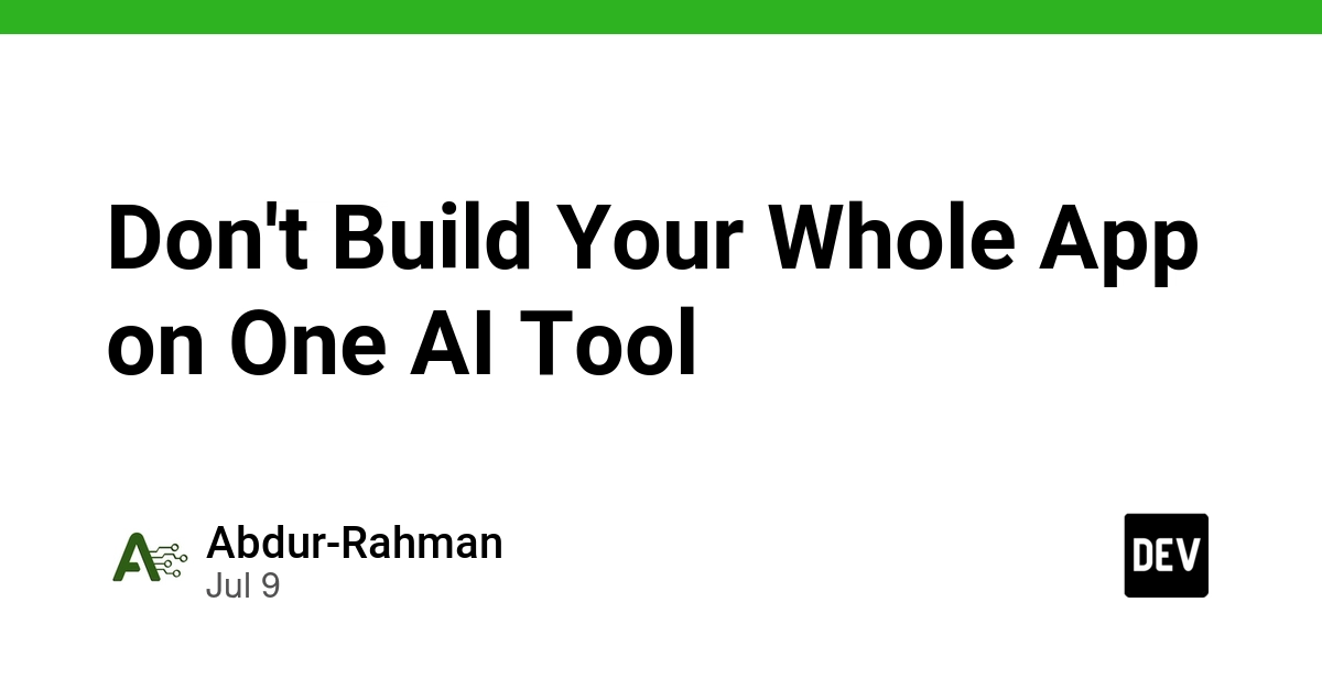 Don't Bet Your App on a Single AI Model