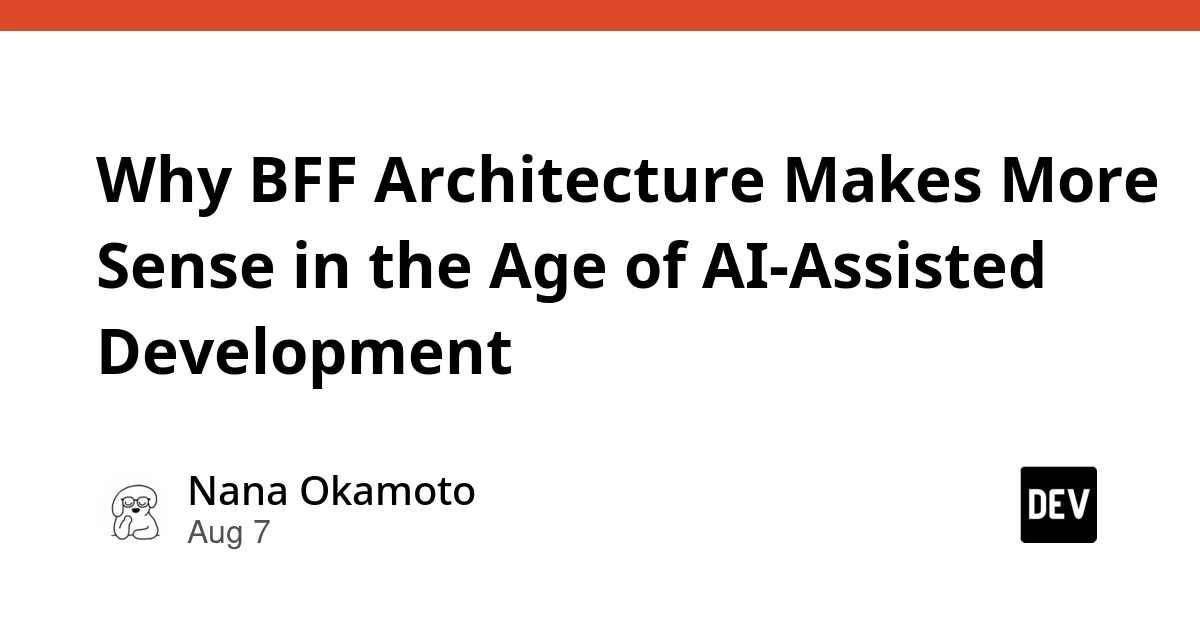 BFF Architecture Gains Traction with AI-Assisted Code Generation