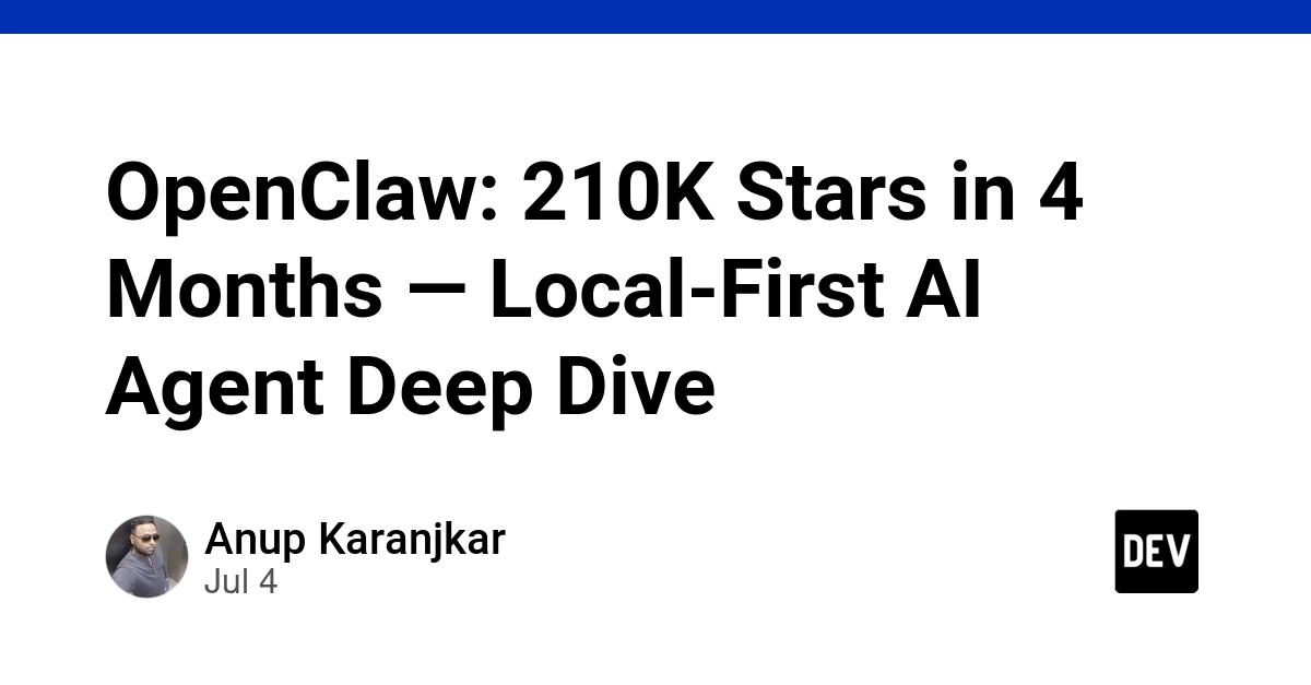 OpenClaw's Local-First AI Agent Hits 210K GitHub Stars in 4 Months