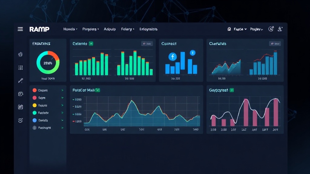 Dashboard view of AI token spend categorization within Ramp
