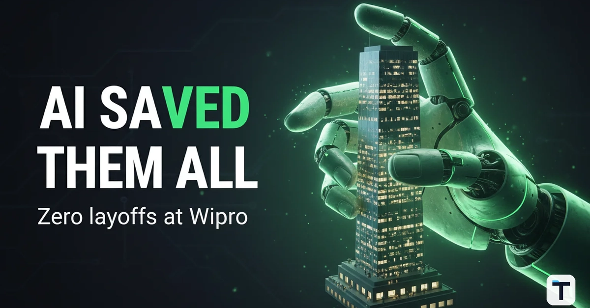 Wipro AI Boosts Productivity Equivalent to 20,000 Staff, No Layoffs