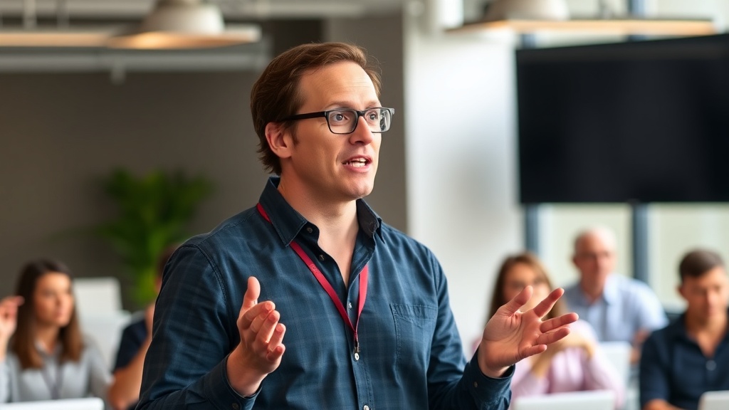 SaaStr co-founder and CEO, Jason Lemkin, on stage at a SaaS conference.