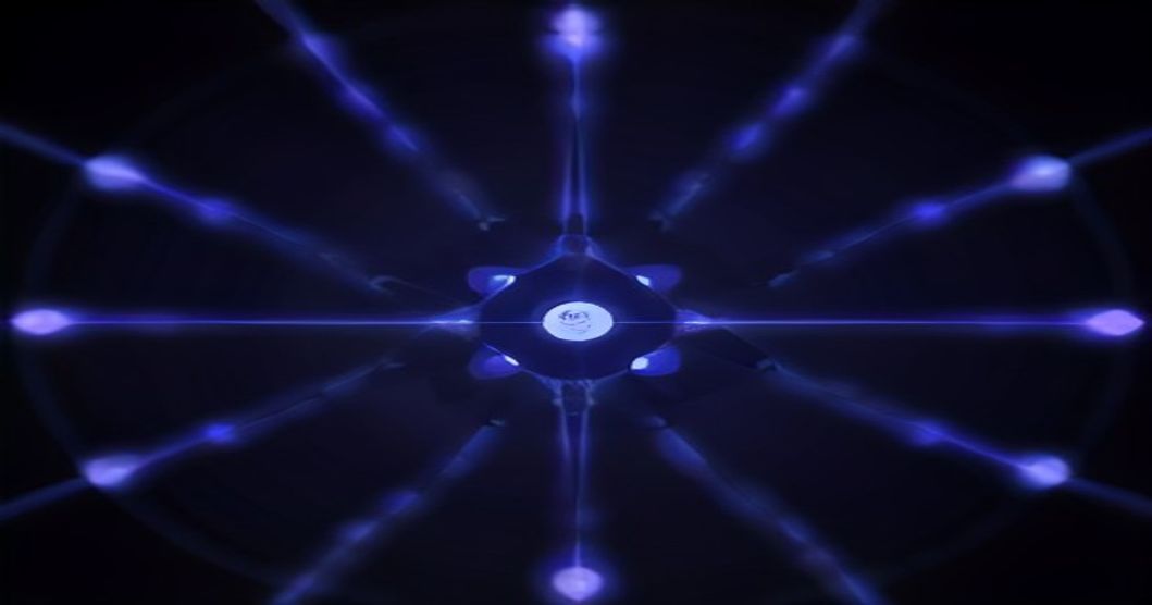 Diagram illustrating a decentralized network of AI agents collaborating on self-improvement tasks
