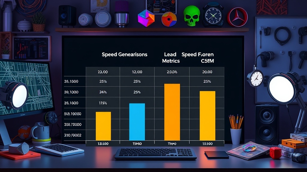 Comparison chart showing speed metrics for Tripo, CSM, and other AI 3D generators