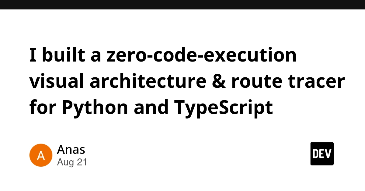 RepoDNA: New Tool Visualizes Python & TypeScript Architectures Without Code Execution