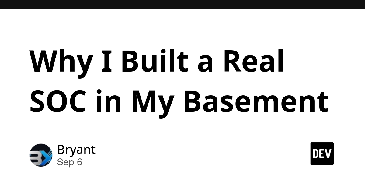 DIY SOC: Engineer Builds Enterprise-Grade Security Ops Center in Basement