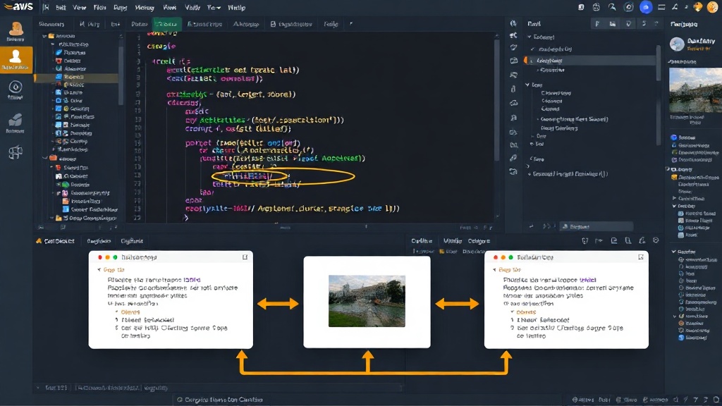 Visual representation of the image processing pipeline for AWS Builder Cards.
