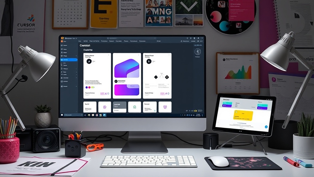 Figma interface showcasing initial UI design mockups for an AI-powered application