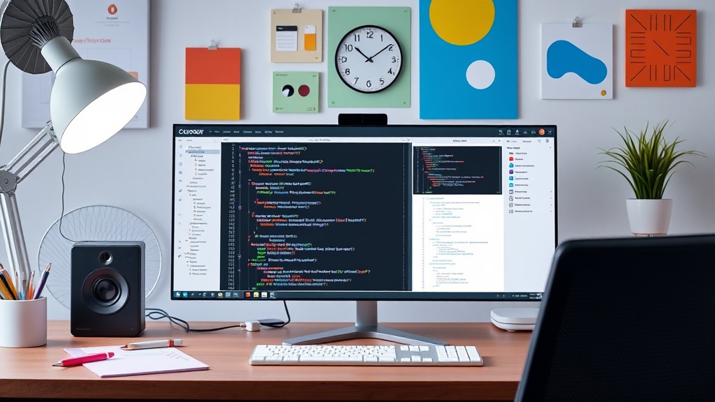 Cursor IDE interface showing AI-generated code based on a Figma design prompt