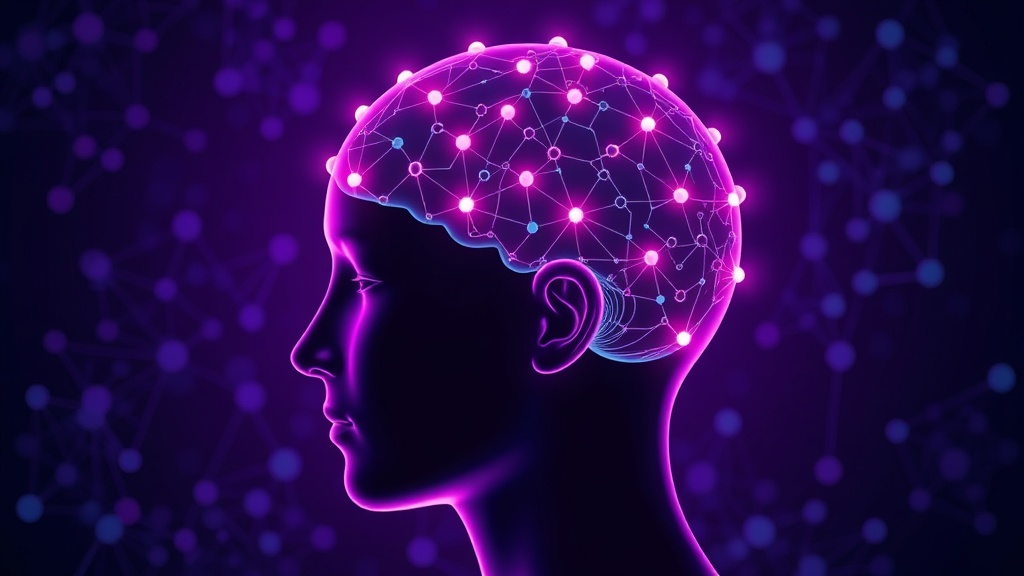 Schematic illustrating EEG electrode placement on a human head for auditory processing.
