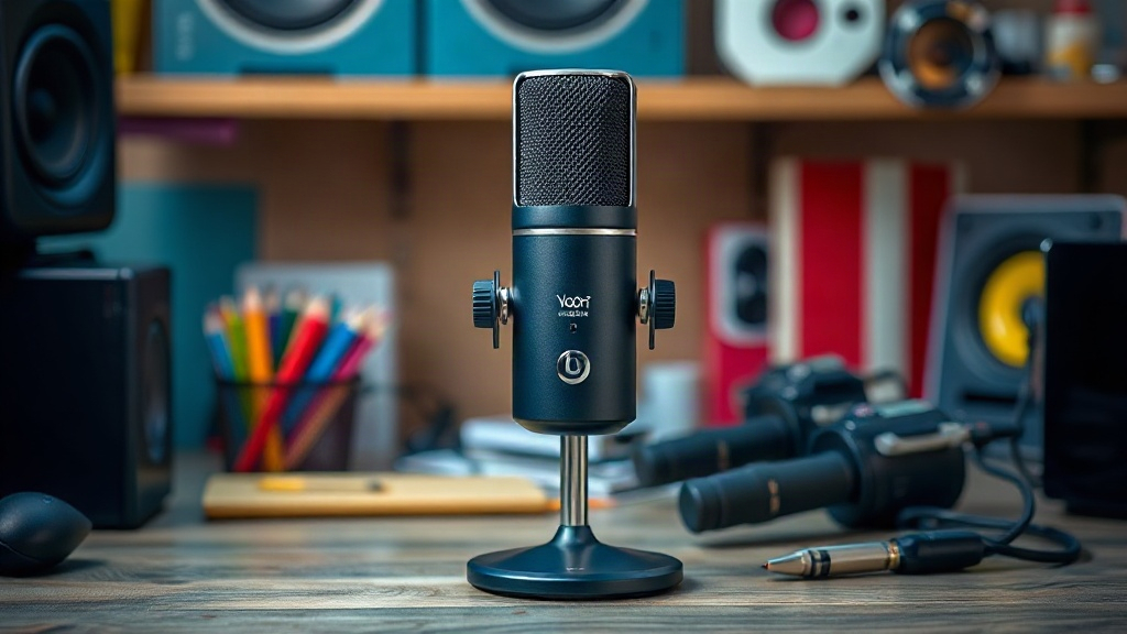 The new Blue Yeti 2 microphone showcasing its updated design and features.