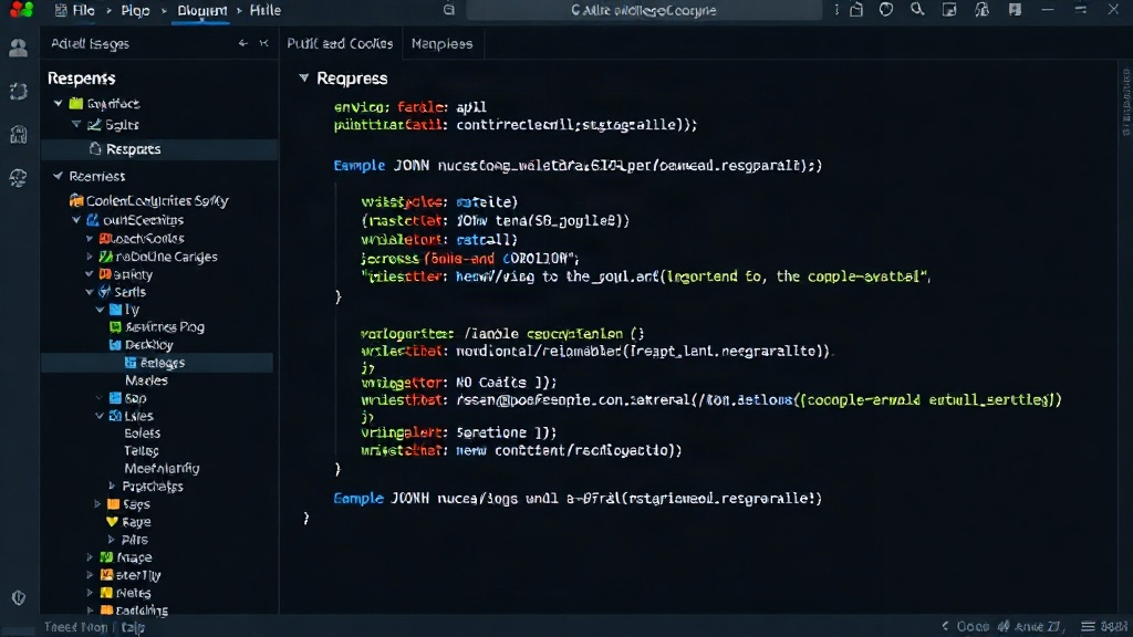 Example JSON request and response structure for the claudecookie API.