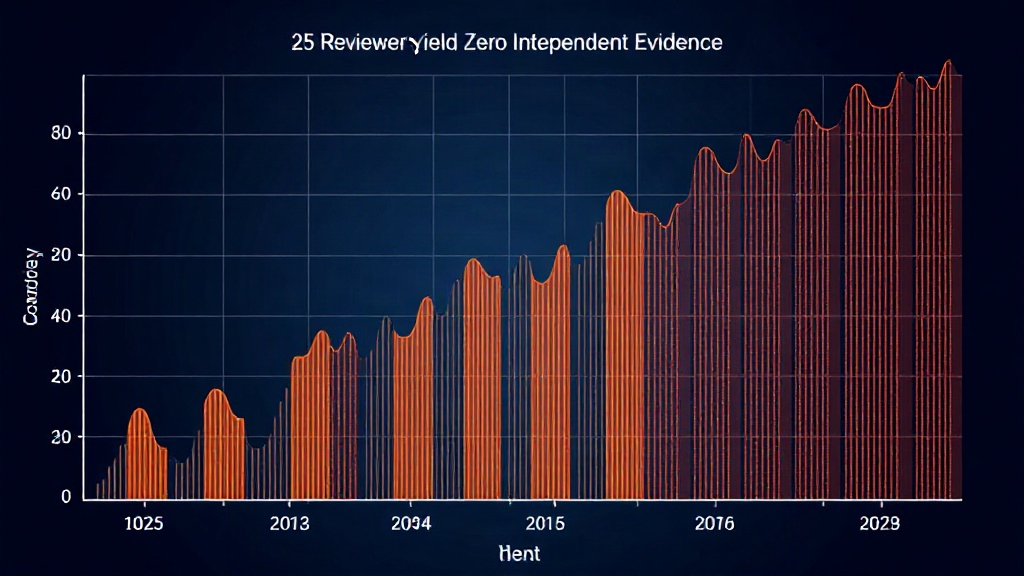A visual representation of diminishing returns in reviewer effectiveness.