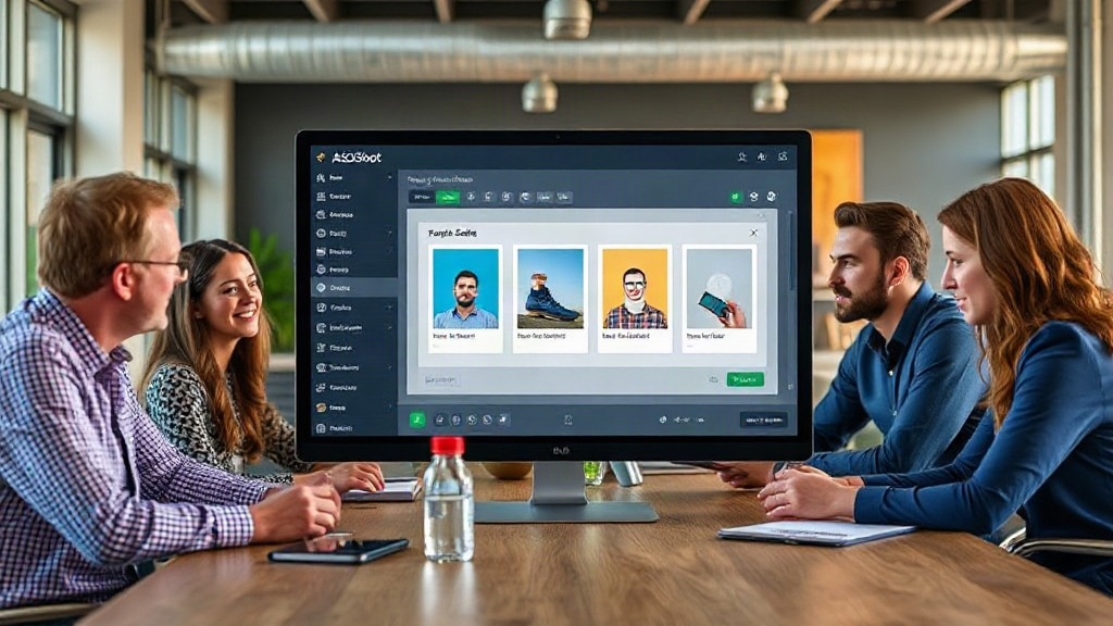 ASOShot interface showing template selection and app capture integration