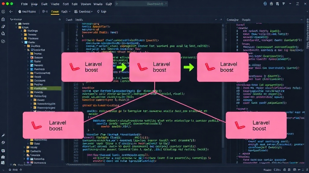 Diagram illustrating how Laravel Boost DDD integrates with existing Laravel project structures.