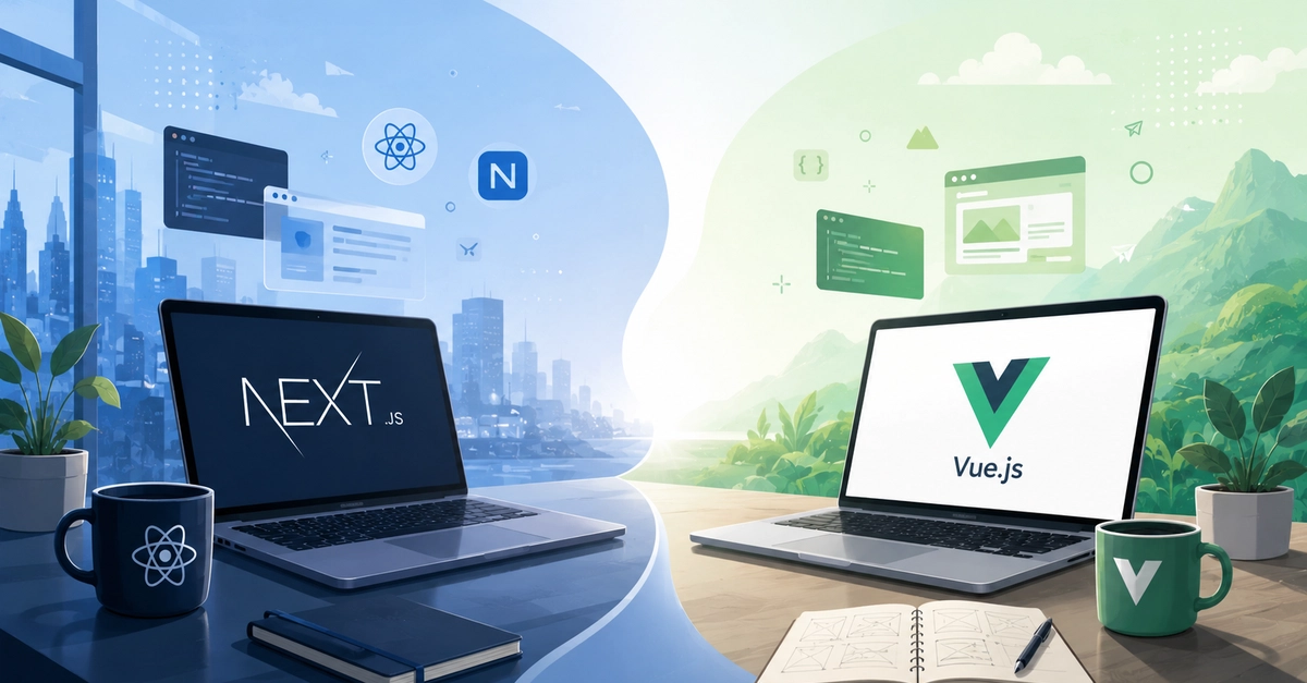 Why Devs Choose Next.js for Work and Vue.js for Personal Projects