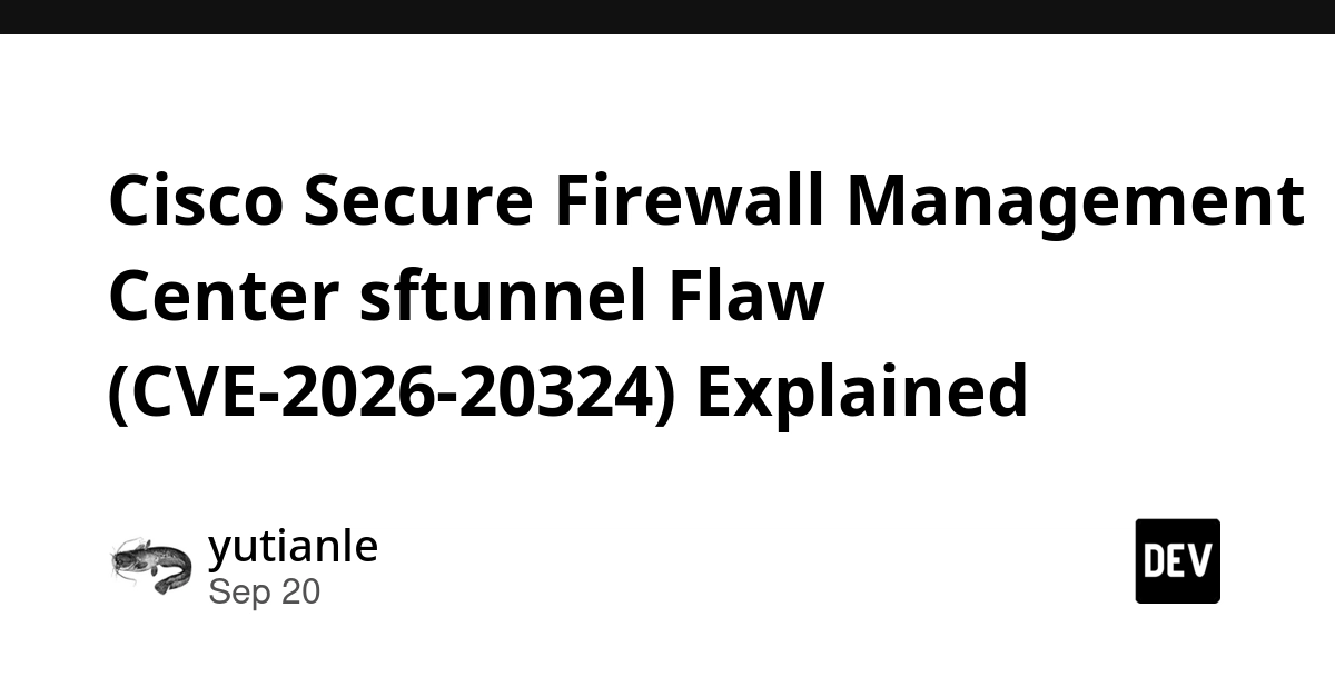 Cisco Firewall Management Center sftunnel Flaw (CVE-2026-20324) Allows Root Code Execution