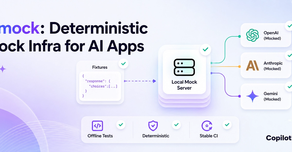 aimock hits 2.5M weekly installs, streamlines AI app testing