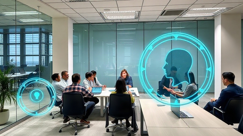 EPA headquarters with AI-themed overlay graphics