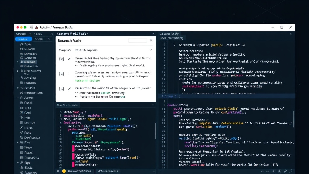 Research Radar interface showing a daily digest of relevant AI papers