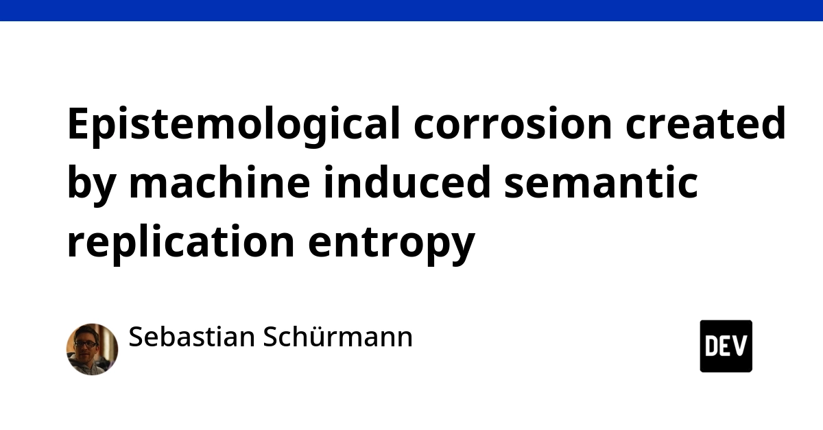 AI's Semantic Entropy: How Machine Replication Erodes Knowledge