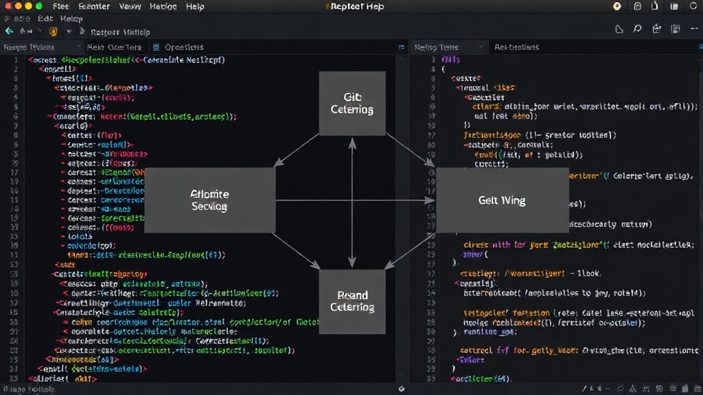 Diagram illustrating RepoTrek's focus on exploration vs. Git clients' operational focus.