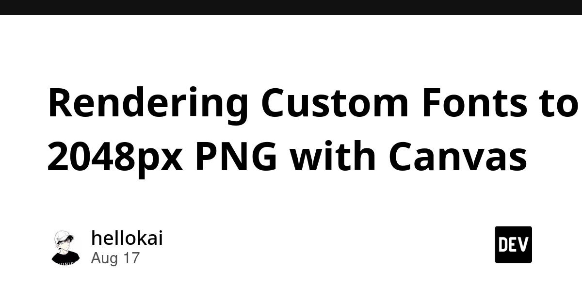 Canvas Font Rendering: Solving Browser Preview-to-PNG Discrepancies