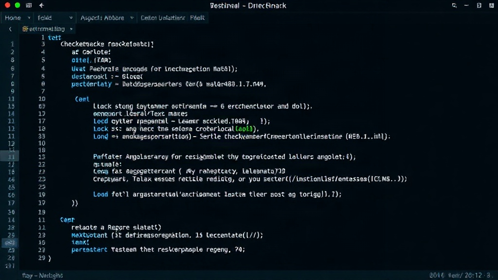 Terminal output demonstrating a checkmark rendering issue in a C locale environment