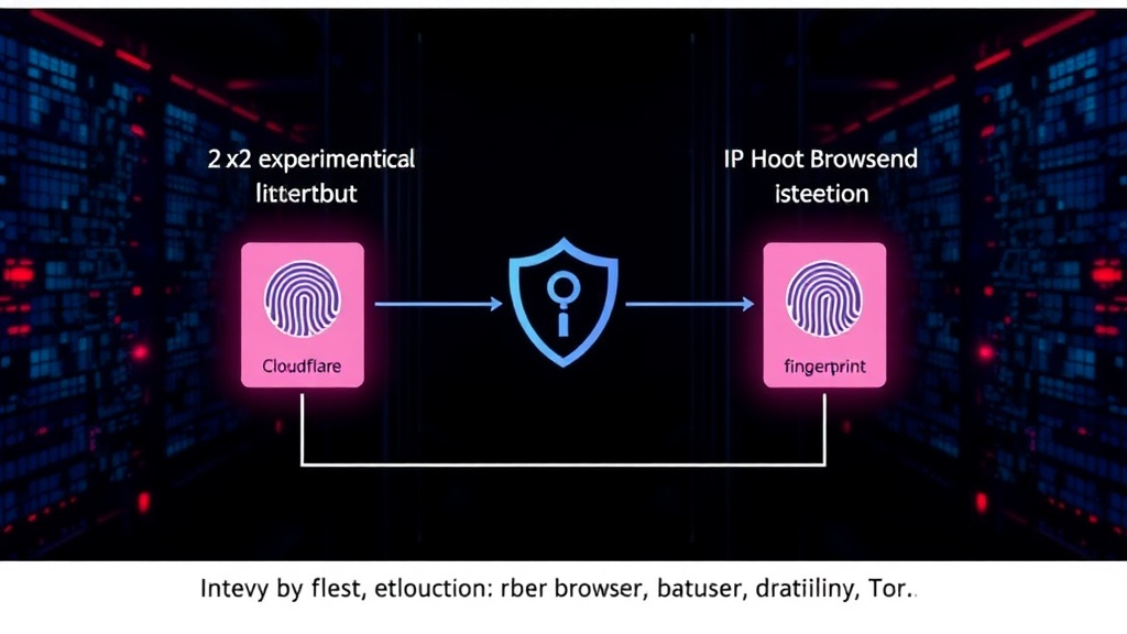 Diagram illustrating a 2x2 experimental setup comparing IP reputation and browser fingerprint.