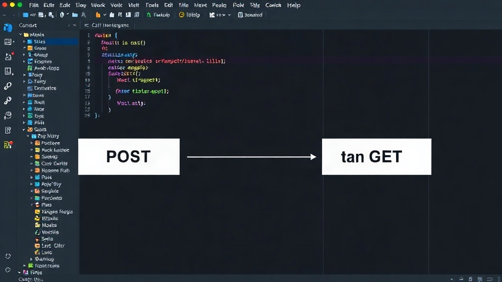 Diagram showing a stateful mock API receiving POST and returning persisted data on GET