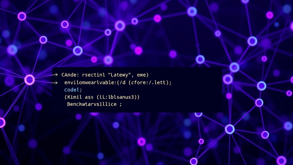 Code snippet showing environment variable setup for LLM Gateway integration