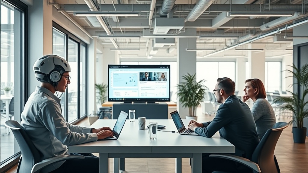 Conceptual illustration of AI agent observing and processing a user's continuous screen recording.