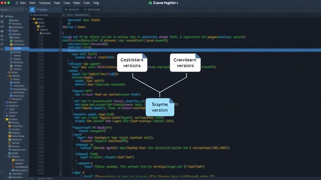 Diagram illustrating a schema registry managing event versions between producers and consumers