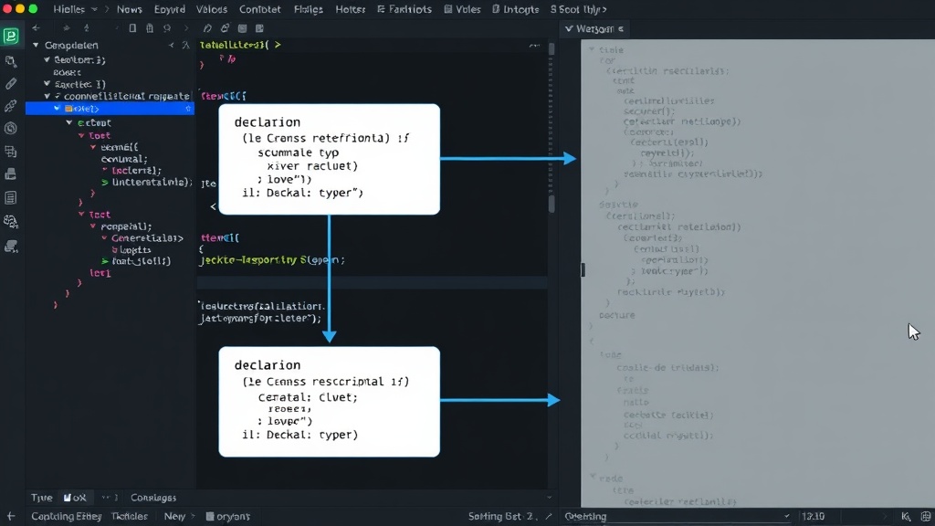 Diagram illustrating how TypeScript merges separate declarations into a single type.