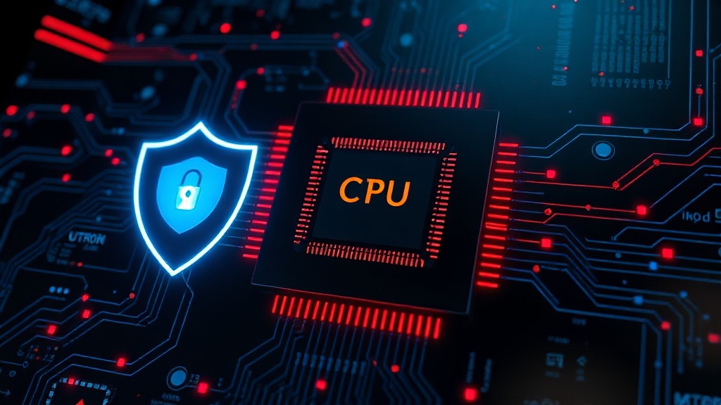 Diagram illustrating speculative execution and side-channel data leakage in a CPU.