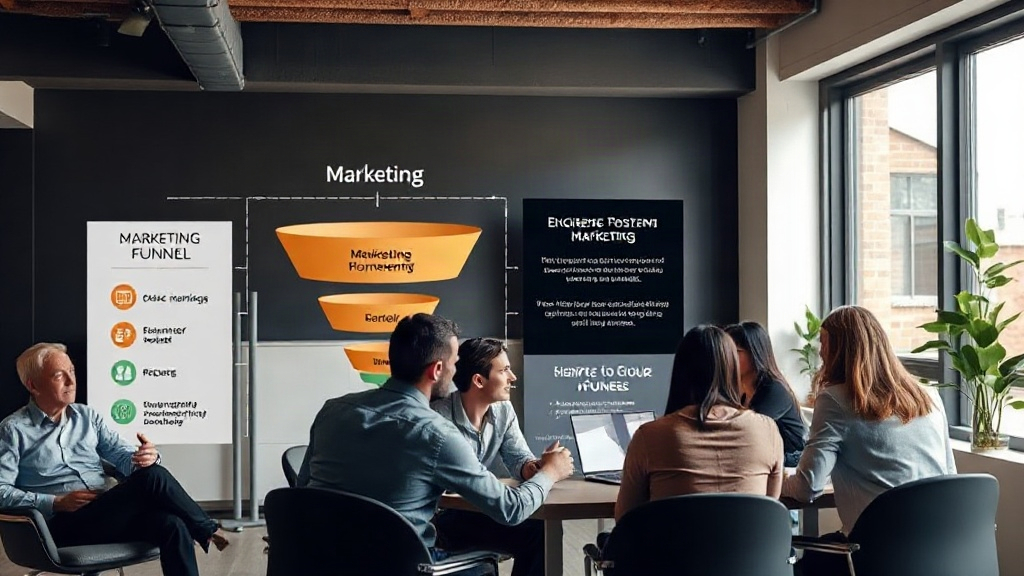 Conceptual diagram illustrating the Quiver GTM marketing funnel and engineering system approach