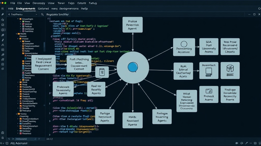 Diagram illustrating the complex interdependencies between an AI agent and its external libraries and environment.