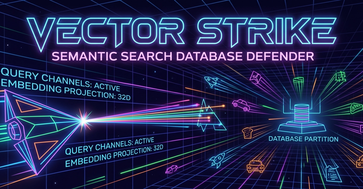 Vector Strike: A Game to Understand Vector Database Mechanics