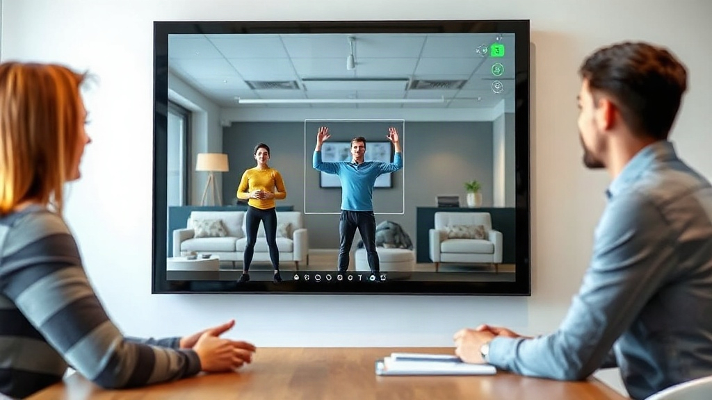 Magic AI fitness mirror displaying personalized workout feedback and form correction